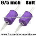 Bester Verkauf Silikon 6/5 Zoll 30mm Tattoo Einweg Griff Gummi Griffrohr